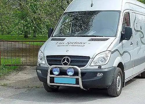 Hit sprzedaży Rama dolna MB Sprinter / VW Crafter 2007-, 60 mm, polerowana z homologacją