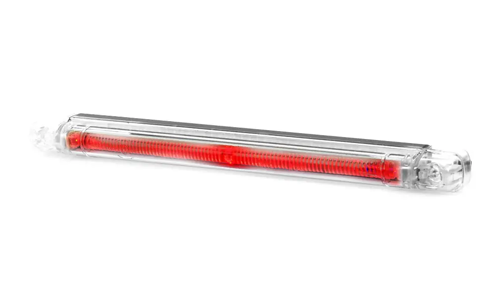 Światło pozycyjne czerwone światłowodowe (237 mm) 12/24V obrysowa tylna (biały klosz) W38 Kup online