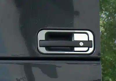 Super okazja Listwy ozdobne ze stali nierdzewnej na klamkę drzwi do DAF XF 95/105 wykończenie aluminium
