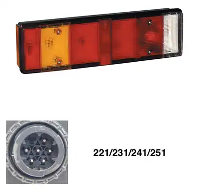 Ograniczona ilość Lampa Tylna Daf Cf65/75/85 01 ->, Xf95 01/97 -> ,
