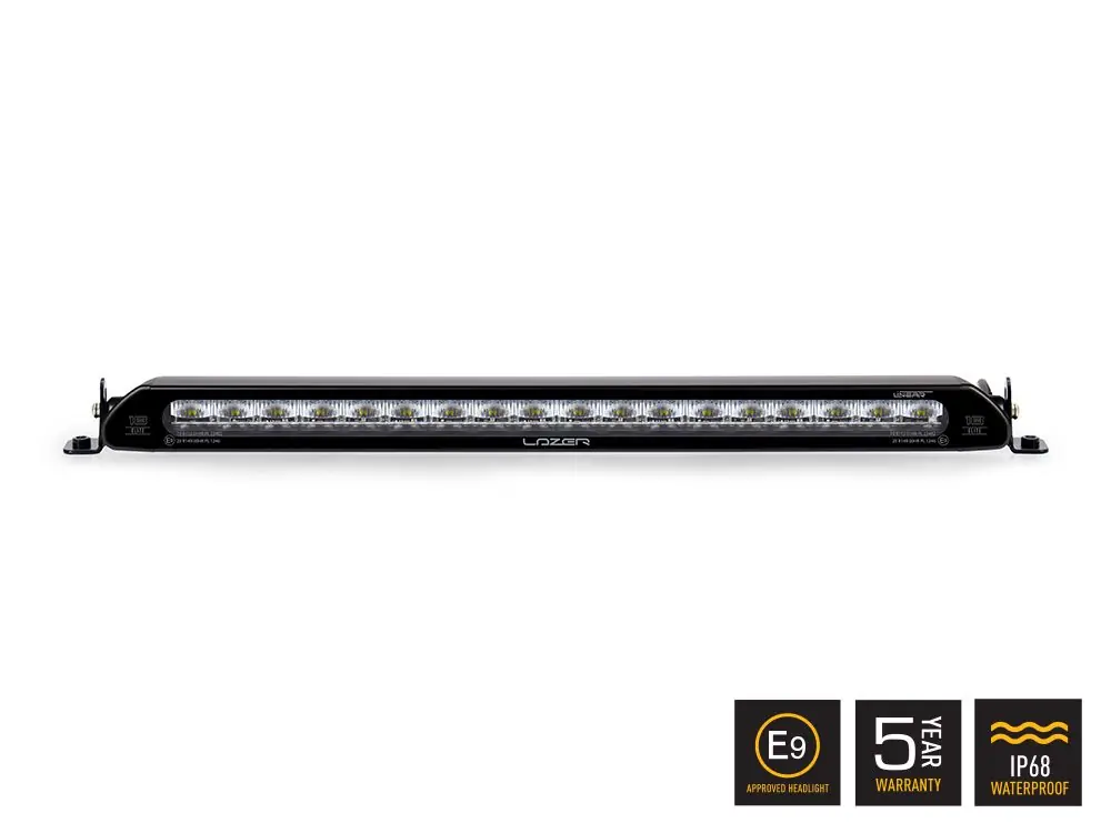 Nie przegap Linear-18 Elite Lampa LED z homologacją,532mm, 13500 lumenów, obudowa czarna, LAZER UK