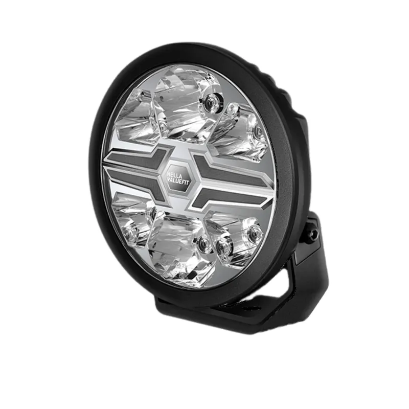 Darmowy zwrot Reflektor dalekosiężny Hella ValueFit ramka Black 9" okrągły FULL LED12/24V, pozycją biała / burszynowa, ref. ECE 50