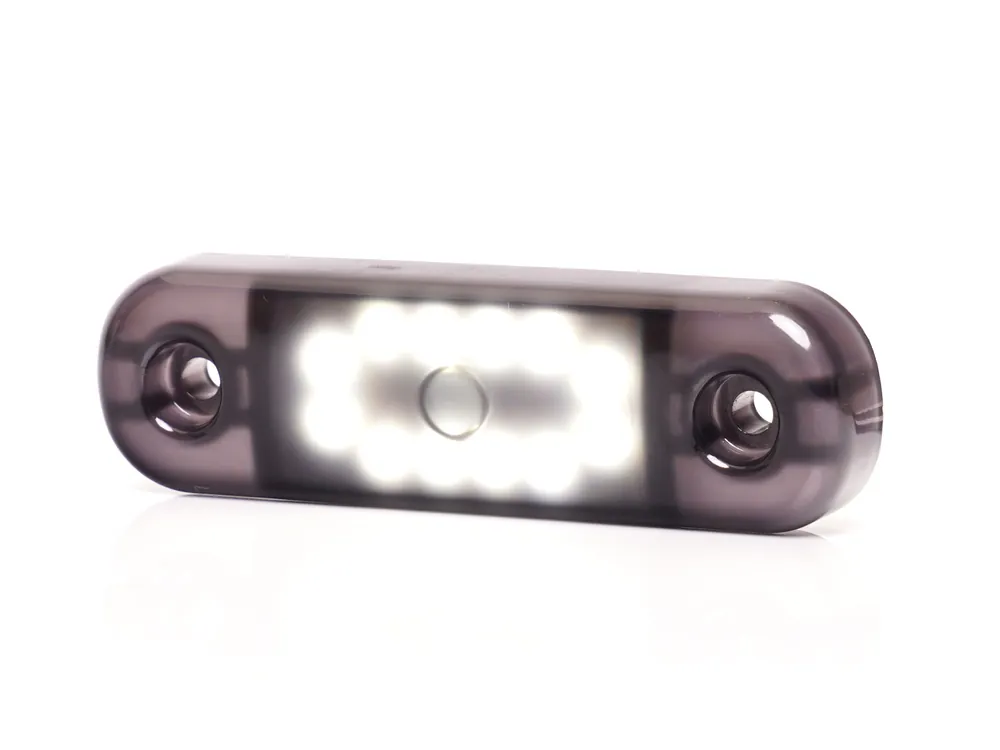 Światło pozycyjne białe (przydymiane) 12/24V obrysowa przednia (12 x LED) W275.2 BLACK Do wyczerpania zapasów