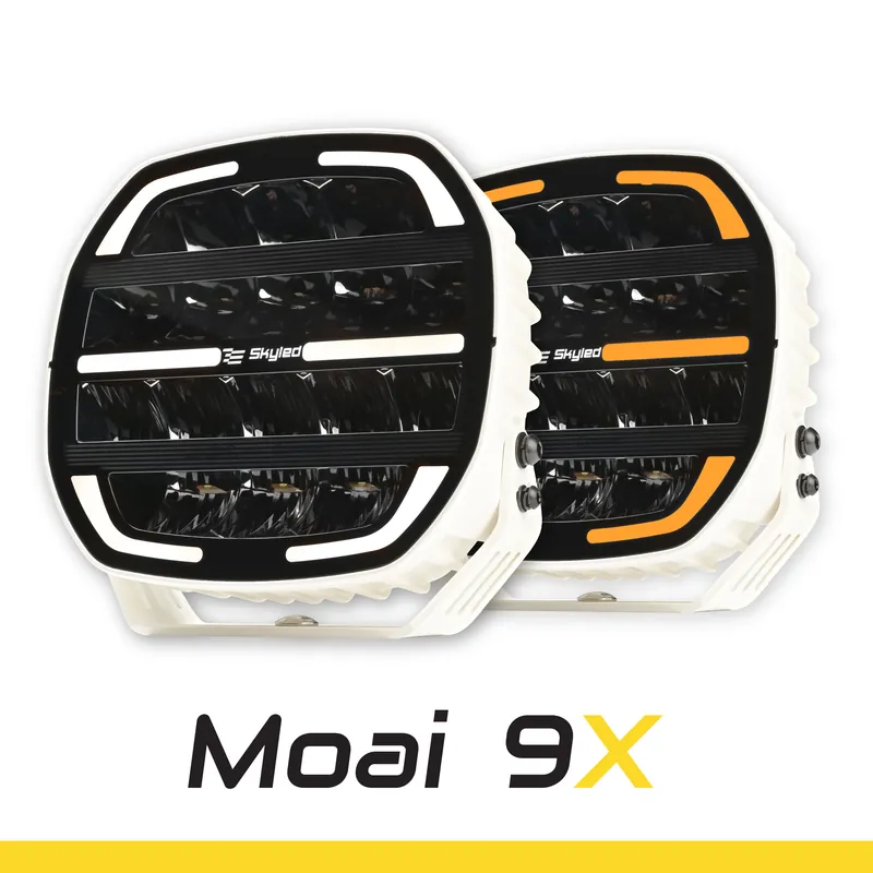 Reflektor dalekosiężny SKYLED Moai 9X White FI220 (162W biała i pomarańczowa pozycja) R149/R148/R10 - biała obudowa Super okazja