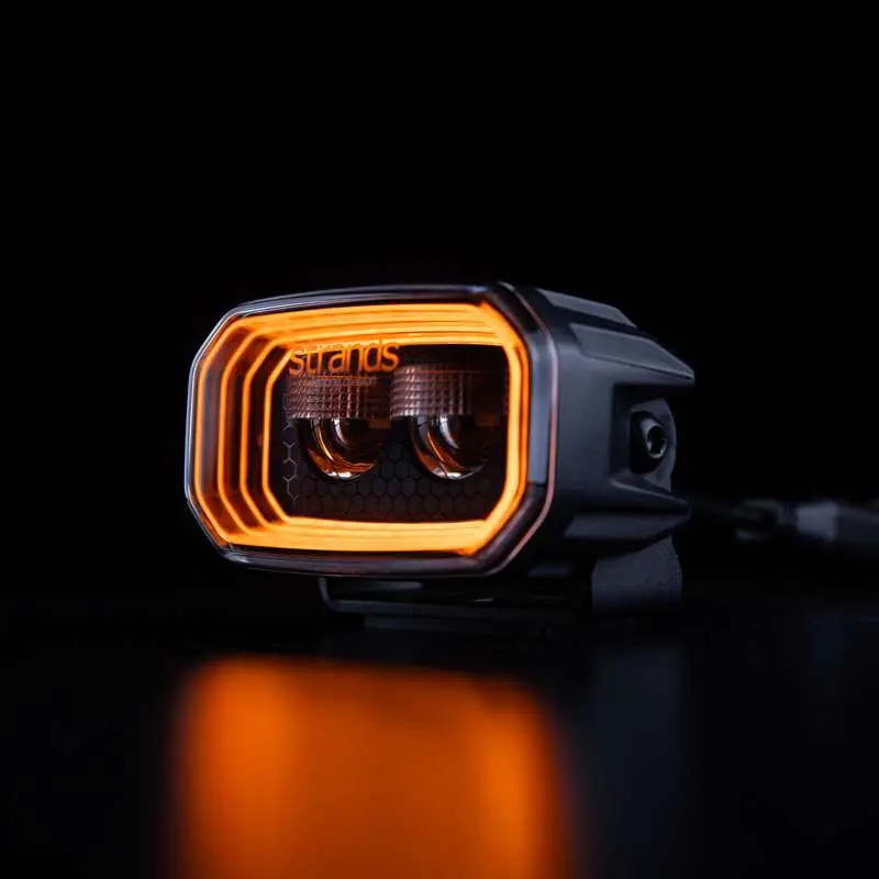 Lampa robocza FOR9T NO-GLARE STRANDS, 31W, 10-48V, 3600 Lm, światło rozproszone, światło pozycyjne pomarańczowe/czerwone Premium