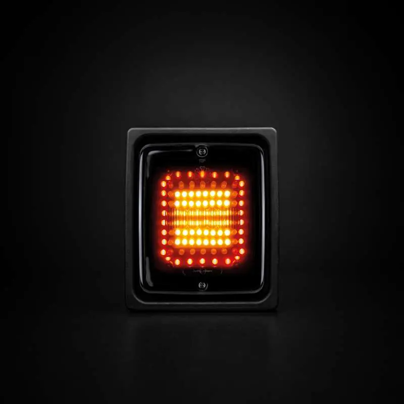 Lampa tylna prostokątna DARK KNIGHT IZE LED - światło pozycyjne/stop/kierunkowskaz Oferta czasowa