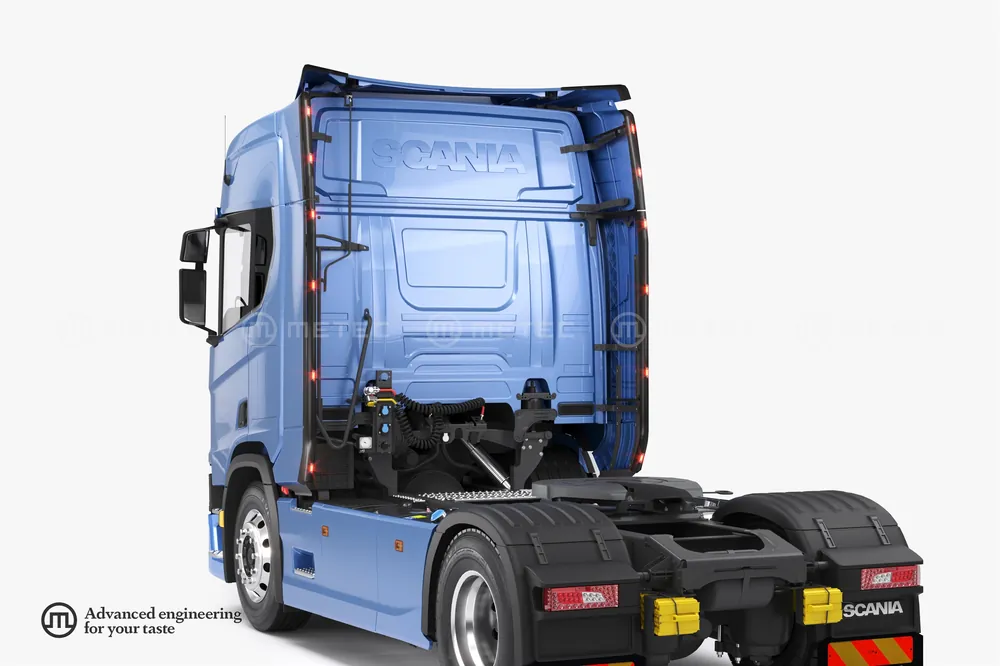 Promocja Ramy tylne boczne AERO Scania R Highline 16- czarne