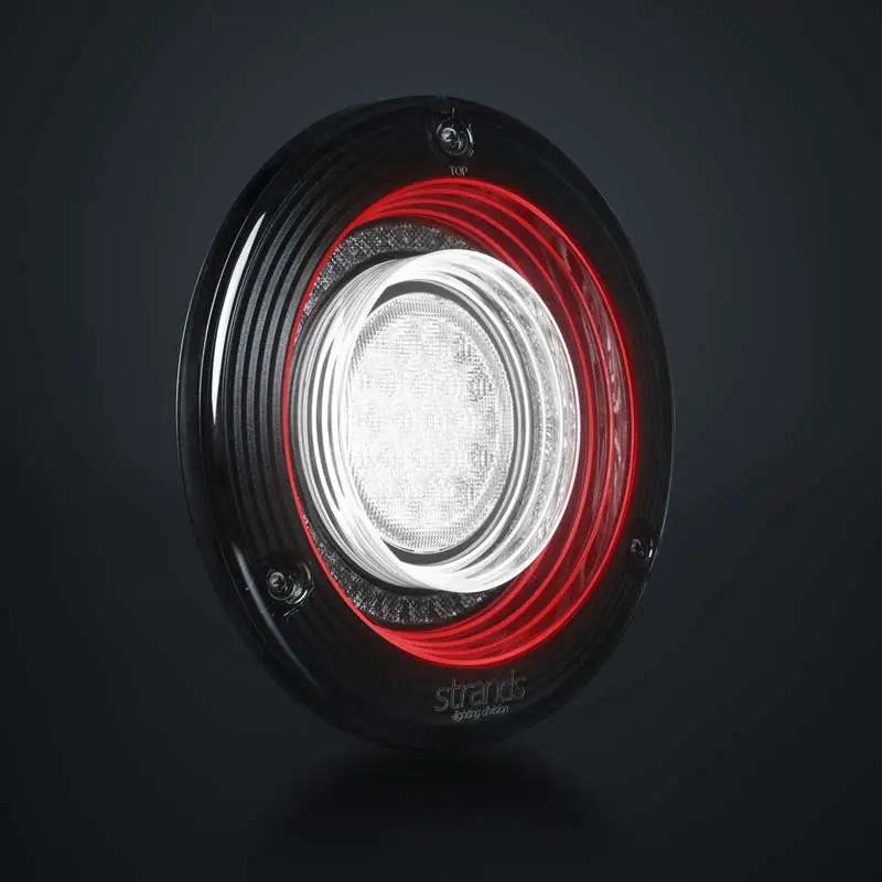 Łatwy zwrot Lampa tylna okrągła STRANDS FOR9T ORBI - światło cofania/przeciwmgielne