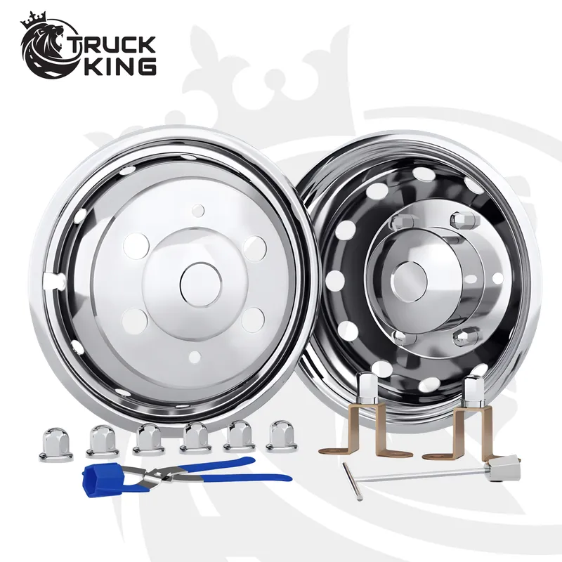 Oferta Komplet kołpaków na felgi 16"x6", Iveco Daily (2006-), stal nierdzewna, mocowane na śruby, PCD 205mm (3,5T+)