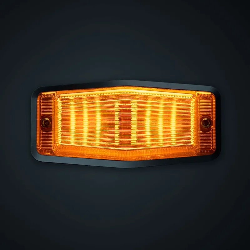 Double Burner Strands IZE LED (pomarańczowe światło pozycyjne+ światło ostrzegawcze) pomarańczowy klosz Zniżka